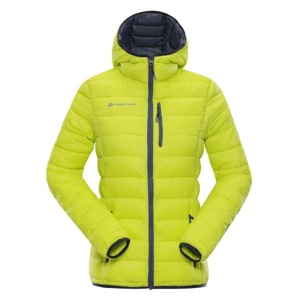 ALPINE PRO BEATRIX ZELENÁ / TYRKYSOVĚ ZELENÁ Dámská Bunda S