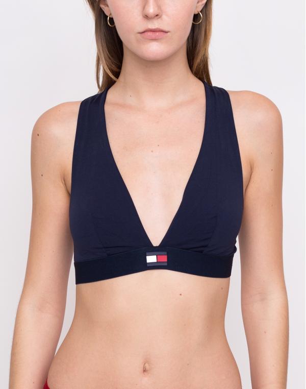 Tommy Hilfiger Triangle Bralette Navy Blazer L