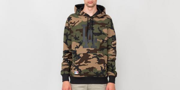 New Era Team Apparel Los Angeles Dodgers Hoody Woodland Camo