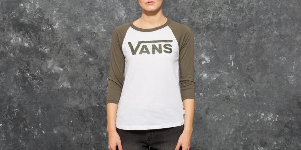 Vans Classic Flyer Tee White/ Grape Leaf
