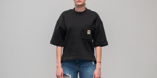 Stüssy Juno Boxy Mock Neck Black