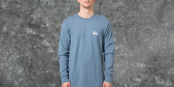 Stüssy Basic Long Sleeve Tee Steel