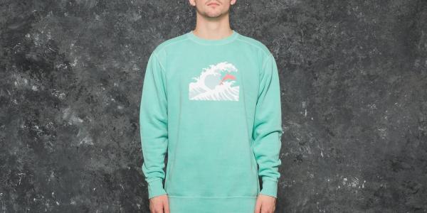 Pink Dolphin Tsunami Crew Aqua