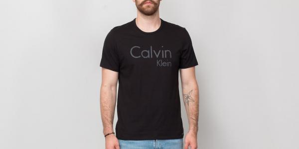 Calvin Klein Shortsleeve Crew Neck T-Shirt Black