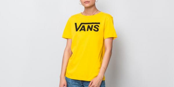 Vans Flying V Crew Tee Lemon Chrome