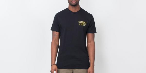 Vans Full Patch Back Tee Black-Green Sheen