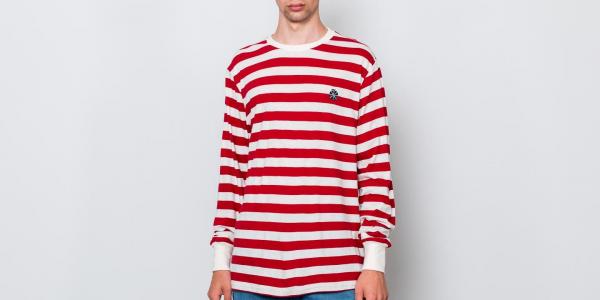 Aimé Leon Dore Longsleeve Stripe Tee Red