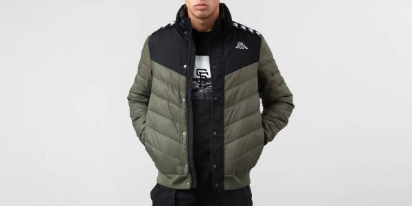 Kappa Banda Aochi Jacket Green Africa/ Black