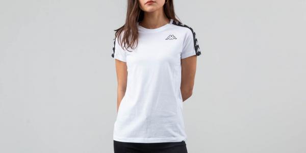 Kappa Banda Woen T-Shirt White/ Black