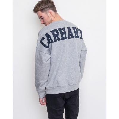 Mikina Carhartt Bronks Sweatshirt Grey Heather / Navy