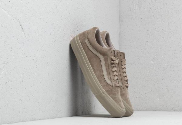 Vans OG Old Skool LX (Leather/ Suede) Plaze Taupe