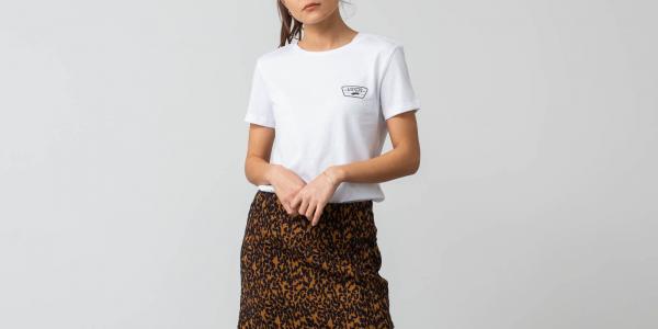 Vans Full Patch Crew Tee White