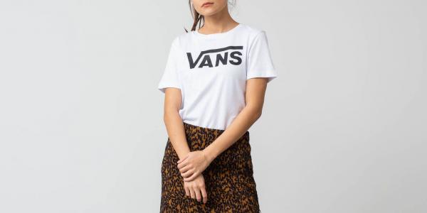 Vans Flying V Crew Tee White-Black