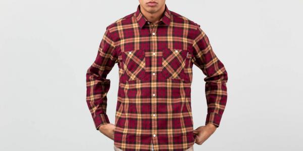 Carhartt WIP Sloman Shirt Mulberry/ Fawn