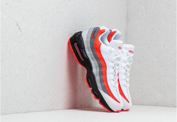 Nike Air Max 95 Essential White/ Bright Crimson-Black-Pure Platinum