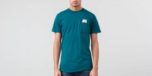 RIPNDIP Nermal Pocket Tee Aqua