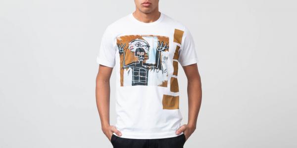 Comme Des Garçons SHIRT x Jean-Michel Basquiat Graphic Print Tee White