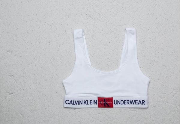 Calvin Klein Unlined Bralette White