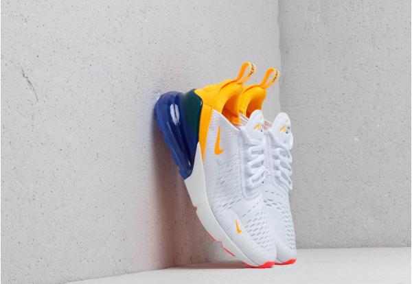 Nike W Air Max 270 White/ Laser Orange-Hyper Violet