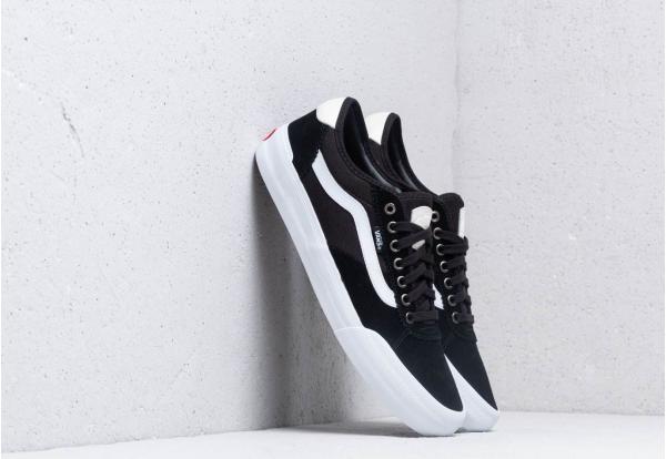 Vans Chima Pro 2 (Suede/ Canvas) Black/ White