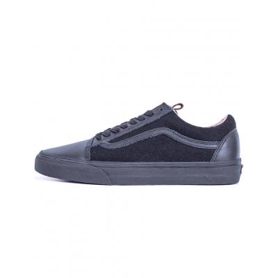 Sneakers - tenisky Vans California OLD SKOOL REISSUE (Leather & Wool) black/black