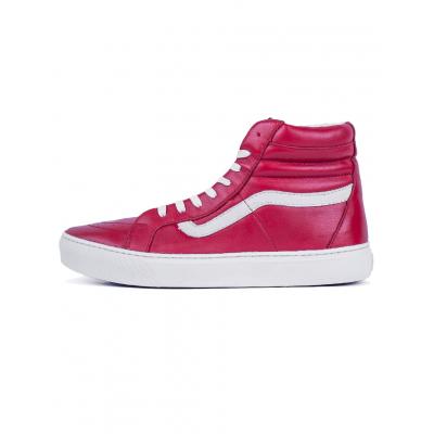 Sneakers - tenisky Vans California SK8-HI CUP (Leather) chili pepper