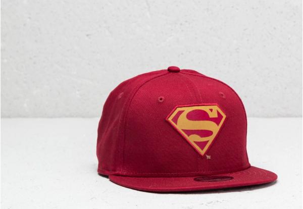 New Era 9Fifty Character Superman Cap Bordeaux