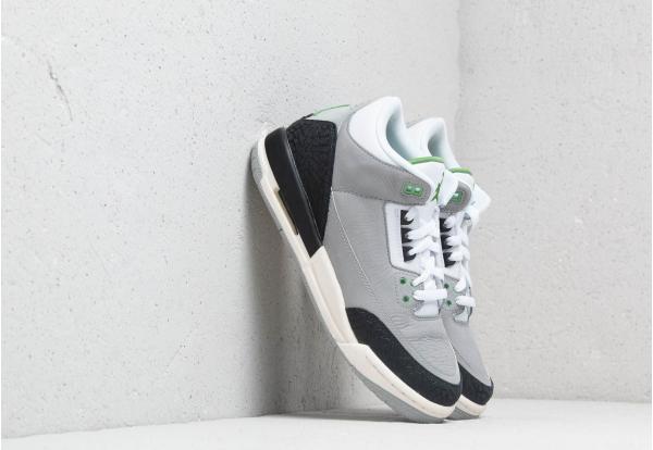 Air Jordan 3 Retro (GS) Lt Smoke Grey/ Chlorophyll