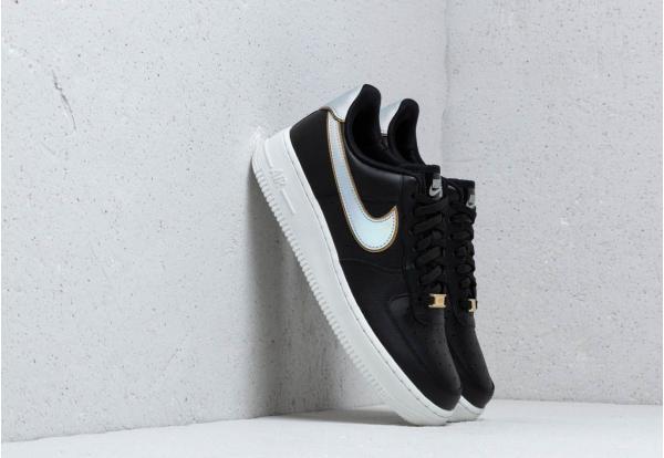 Nike Wmn's Air Force 1 '07 Metallic Black/ Metallic Platinum