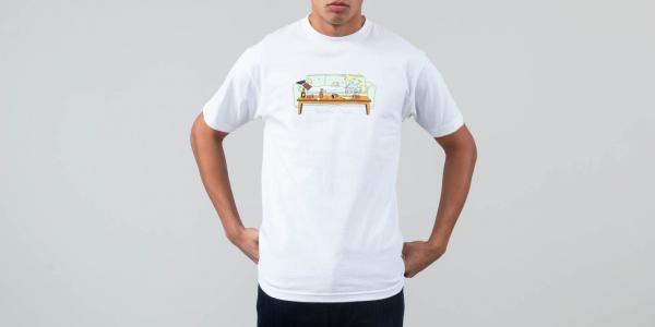 Primitive x Rick and Morty Lights Out Tee White