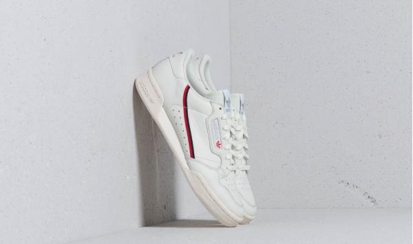 adidas Continental 80 Beige/ Off White/ Scarlet