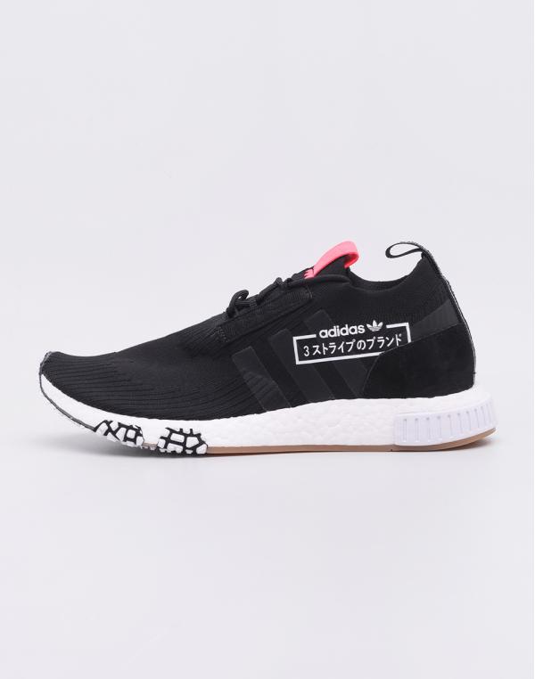 adidas Originals NMD Racer Primeknit Core Black / Core Black / Flame Red 44