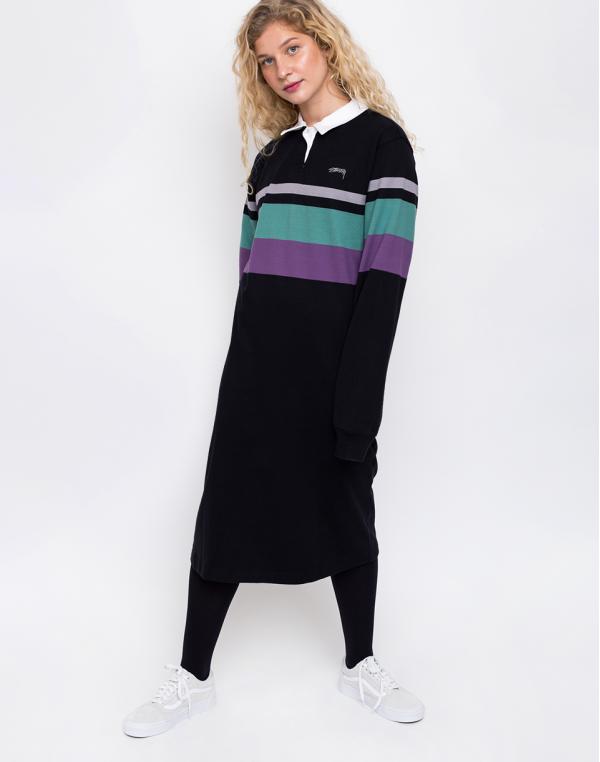 Stussy Rosewood Rugby Black S