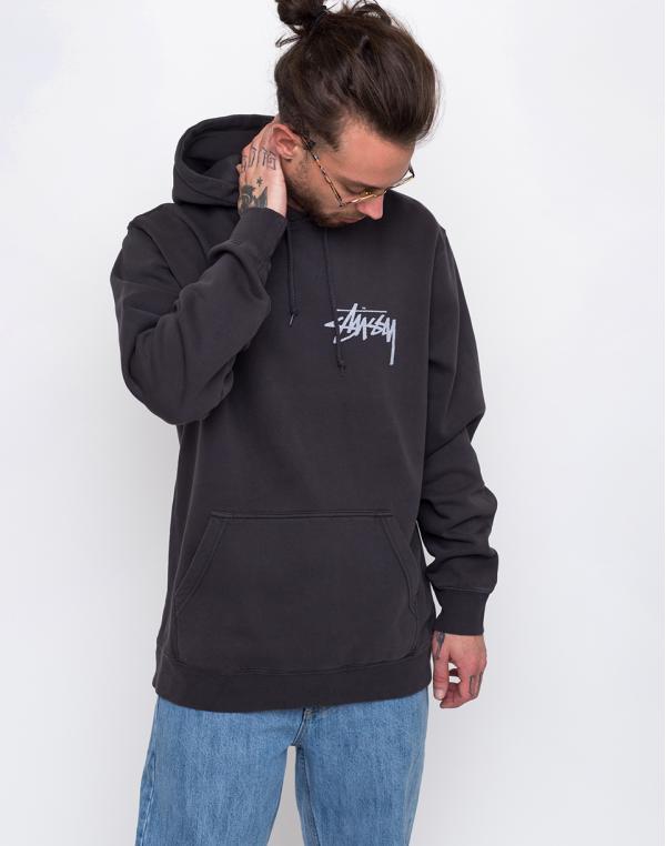 Stussy Stock Pig. Dyed Black L