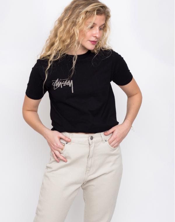 Stussy Stock Tee Black L