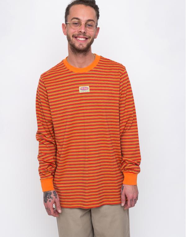 Lazy Oaf Tiny Stripe Orange L