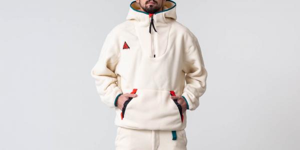 Nike ACG Sherpa Fleece Hoodie Light Cream