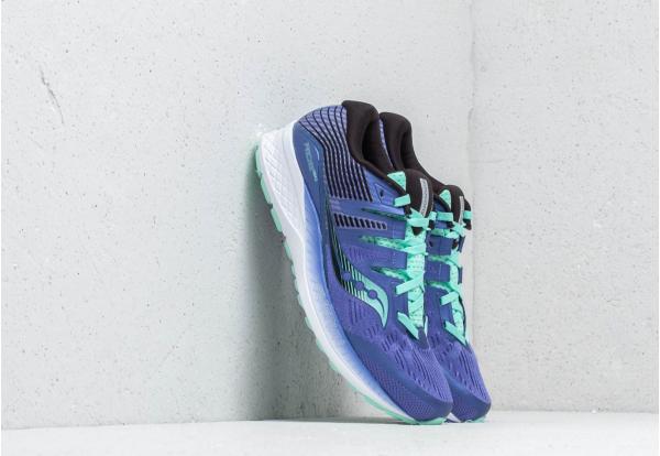 Saucony Ride ISO Violet/ Black/ Aqua