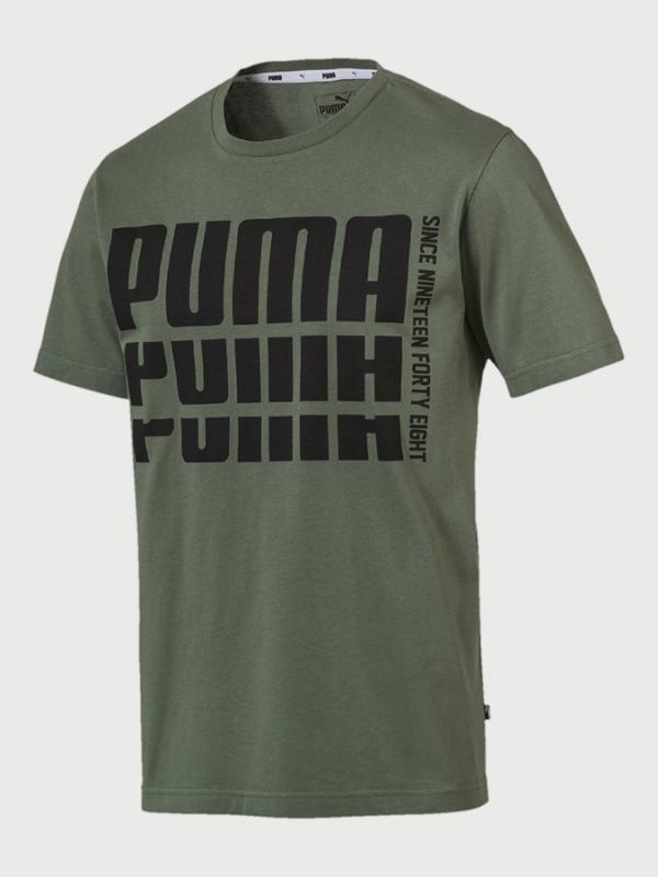 Tričko Puma Rebel Bold Basic Tee Zelená