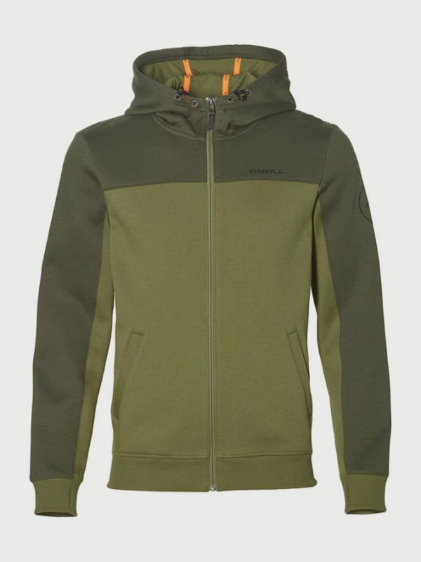 Mikina O´Neill LM Block Zip Hoodie Zelená