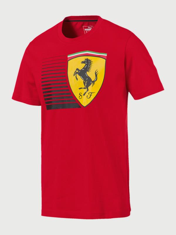 Tričko Puma SF Big Shield Tee Červená