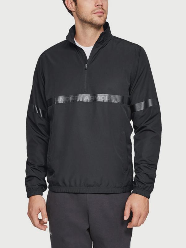 Mikina Under Armour Sportstyle Woven 1/2 Zip Černá