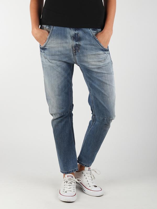 Džíny Diesel FAYZA L.32 PANTALONI Modrá