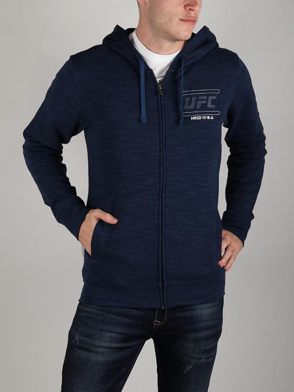 Mikina Reebok Ufc Fg Zip Hoodie Modrá
