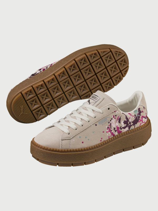 Boty Puma Platform Trace DigitEmb Wn s Béžová