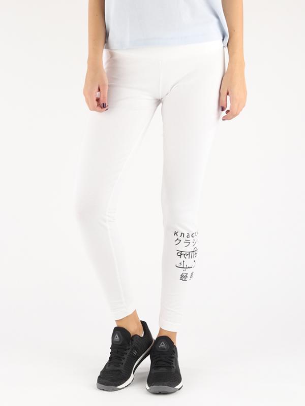 Legíny Reebok Gp Legging Bílá