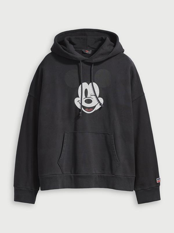 Mikina LEVI'S Graphic Oversized Hoodie Černá