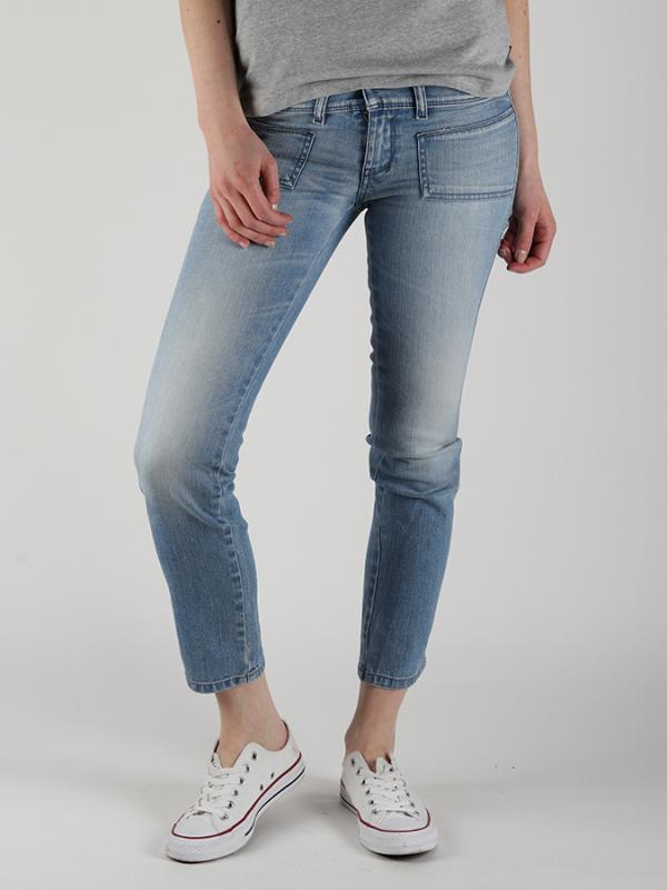 Džíny Diesel HUSHY L.32 PANTALONI Modrá
