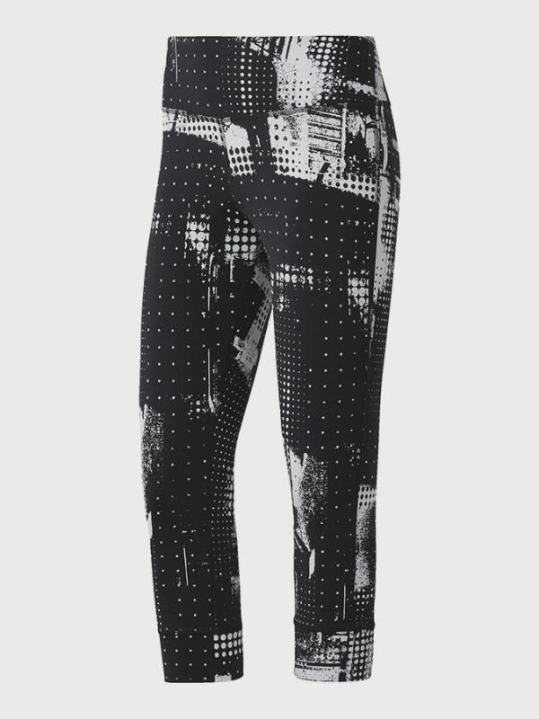 Legíny Reebok Lux 3/4 Tight - Geocast Černá