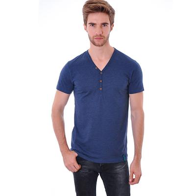 Triko Iriedaily Clerk 2 V-Neck Tee night sky